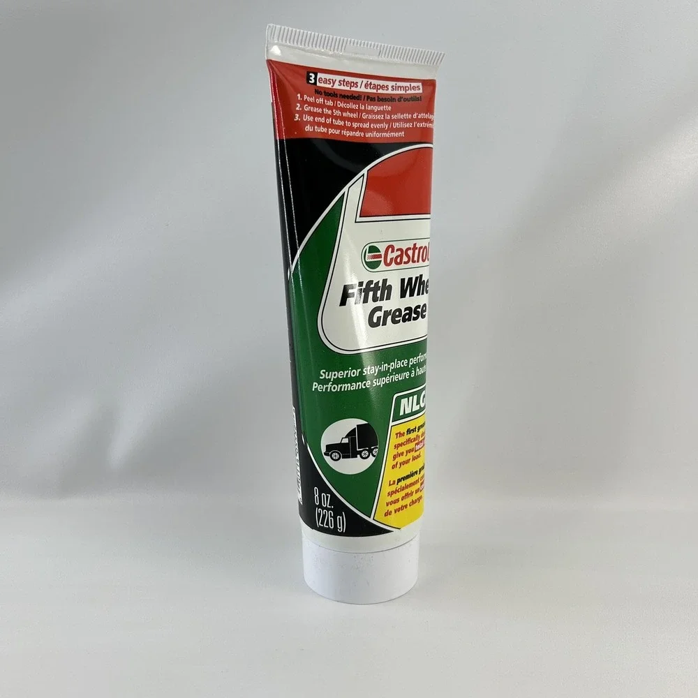 1 x Castrol 5th Wheel Grease NLGI #2 Camper Semi-Truck Goose Neck Trailer 8 oz